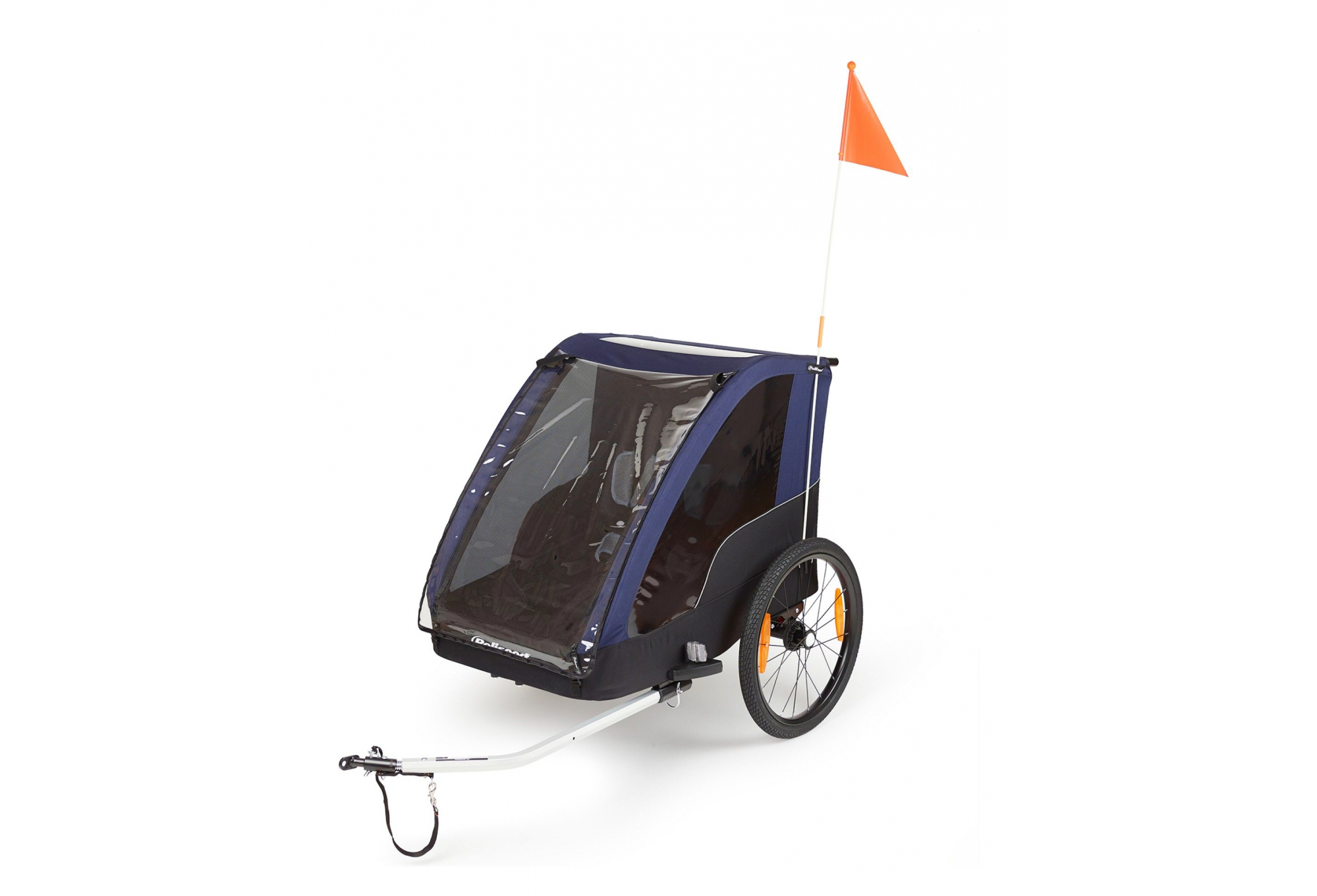 FOX Remorque à vélo poussette pliable pour le trasport 1 enfant jogger  chariot