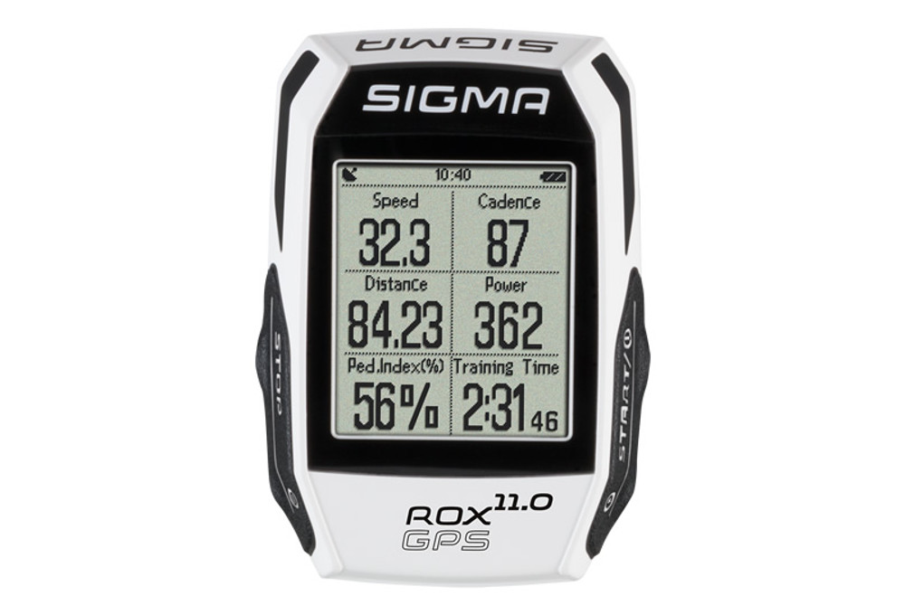 Compteur GPS SIGMA ROX 11.0 GPS Set (Ceinture Cardiaque + Capteur de  Cadence) Blanc - AchatVelos